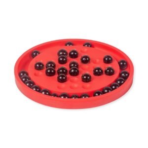 Toyztrend Brainvita Nano Board Game with 33 Pearl Finish Marbles Mind Challenging Marble Solitaire Single Player Game Suitable for Ages 5 Years and up