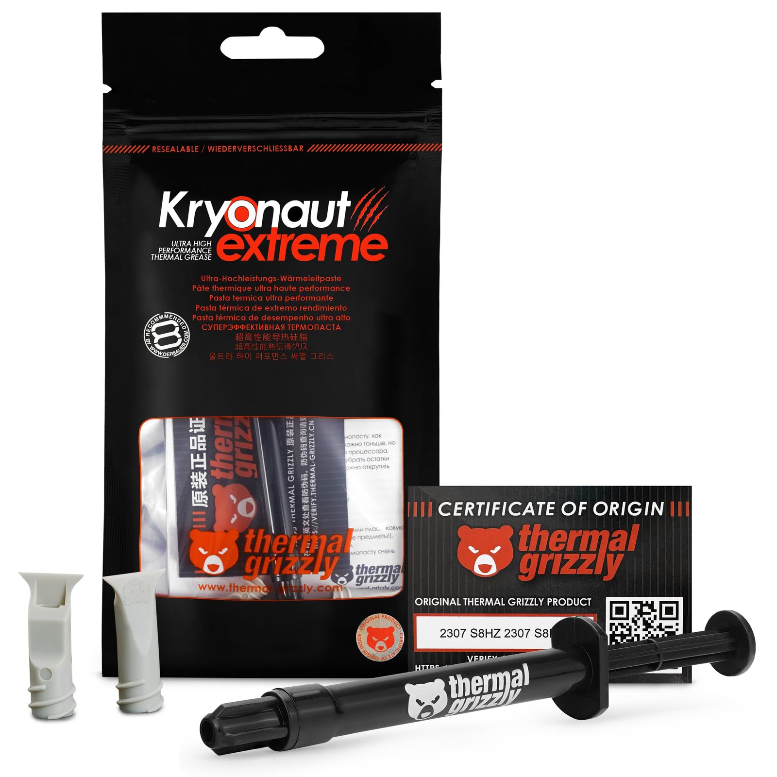 Thermal Grizzly Kryonaut Extreme – 2 Gram – Extremely High Performance