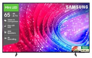 Samsung 65 inch (163cm) Mini LED 4K Vision AI 2026 Smart TV | 30W Speakers | 4K Upscaling | Mini-LED HDR | 150+ Channels | 7 Years OS Upgrade | UA65M2EHAULXL