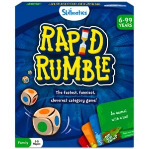 Skillmatics Rapid Rumble – Fast-Paced Board Game for Kids, Teens & Adults