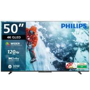 PHILIPS 127 cm (50 inches) Smartchoice 8100 Series 4K Ultra HD Smart QLED Google TV 50PQT8100/94
