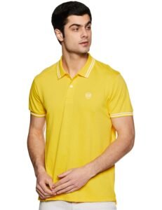 Max Men’s Polycotton Half Sleeves Regular Fit Solid Polo T-Shirt