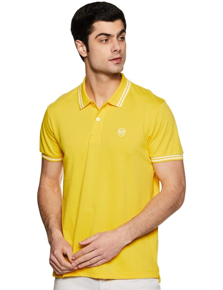 Max Men’s Polycotton Half Sleeves Regular Fit Solid Polo T-Shirt