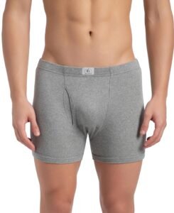 Jockey 8008 Men’s Super Combed Cotton Rib Solid Boxer Brief with Ultrasoft Concealed Waistband