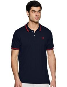 Max Men’s Polycotton Half Sleeves Regular Fit Solid Polo T-Shirt