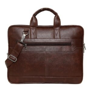 Bagneeds® 14 Inch Laptop Office Bag for Men & Women | Premium Synthetic Leather Business Briefcase | Padded Compartment | Adjustable Shoulder Strap