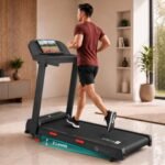 FITKIT by Cult Jogging Treadmill BLDC 4.5HP Peak | 120Kg Max Weight Capacity | 3-Level Incline | LED Display with Tablet Holder |12km/hr Speed | for Home Gym Equipment