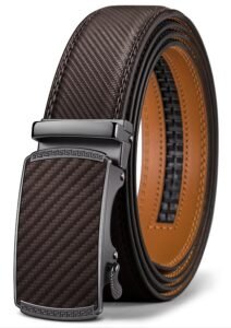 Men’s Belt,Bulliant Branded Ratchet Belt Of Genuine Leather For Men Dress,Size Customized