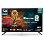 Hisense 126 cm (50 inches) E6S Series 4K Ultra HD Smart LED Google TV 50E6S