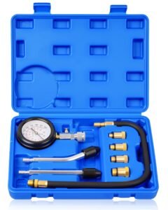 DAYUAN Professional Petrol Engine Compression Tester Kit Set, Blue Case