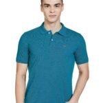 Allen Solly Men’s Polo T‑Shirt | Comfortable Rich Cotton Blend, Band Collar, Regular Fit | Stylish & Premium All Day Wear