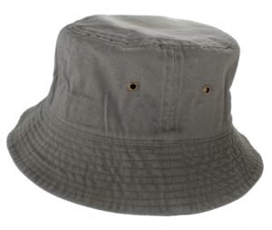 Gelante 100% Cotton Packable Fishing Hunting Summer Travel Bucket Cap Hat
