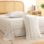 Story@Home Air Cotton King Size Bedsheet with 2 Pillow Covers, 270 x 250 cm