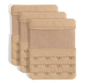 Bra Extenders 4 Hook Soft Stretchy Bra Extension Strap Comfortable Pack of 3