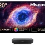 Hisense 305 cm (120 inches) Trichrom ALR Screen Series 4K Ultra HD Smart Laser TV 120L9HE (Black)