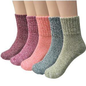 Women’s Modern Winter Socks Thermal Warm Comfortable Soft Wool Socks