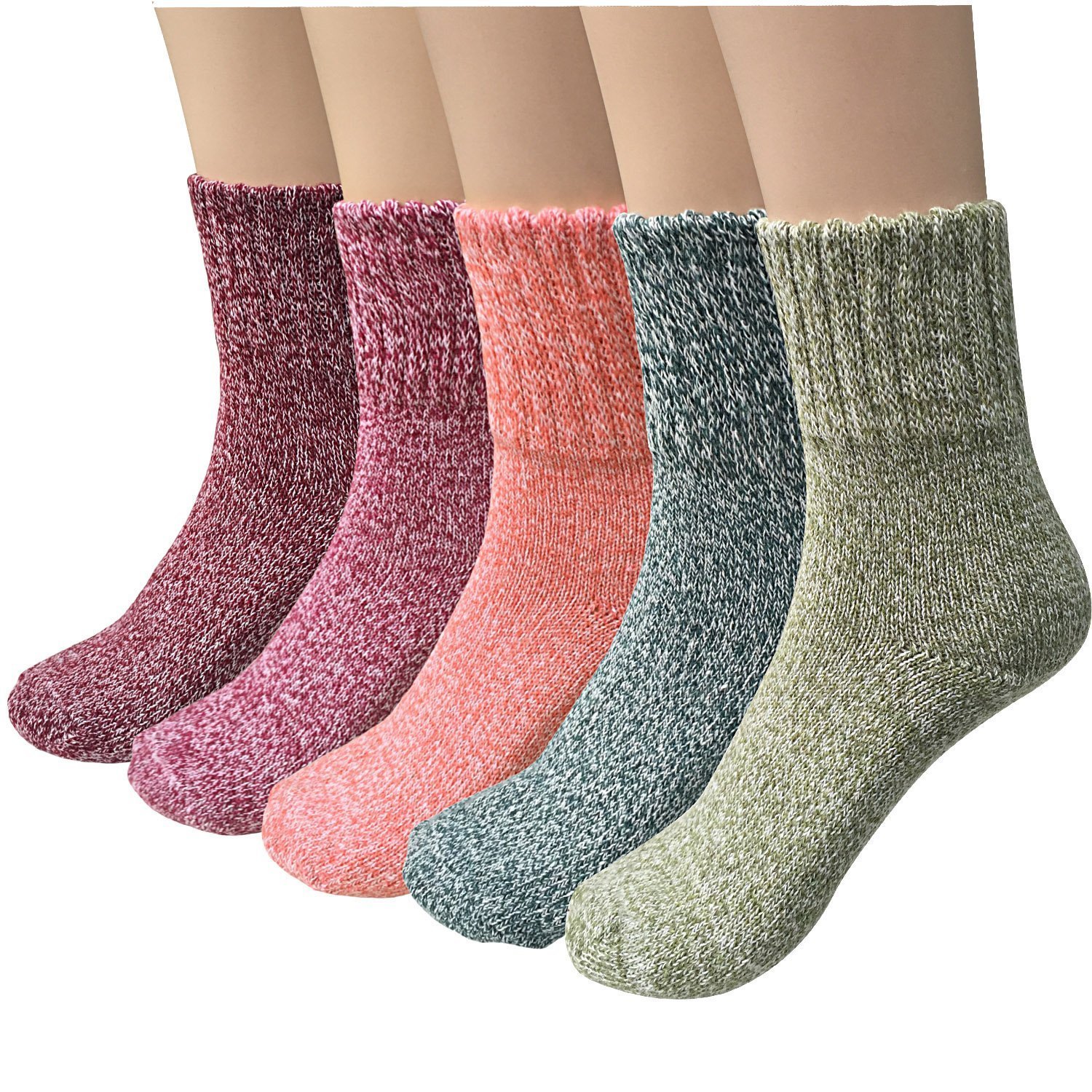 Women’s Modern Winter Socks Thermal Warm Comfortable Soft Wool Socks