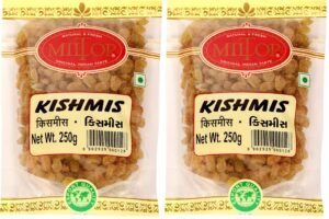 Miltop Kishmish-Raisin, 250g (Pack of 2)