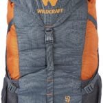 Wildcraft 45 Ltrs Grey and Orange 2 Compartment Rucksack Large