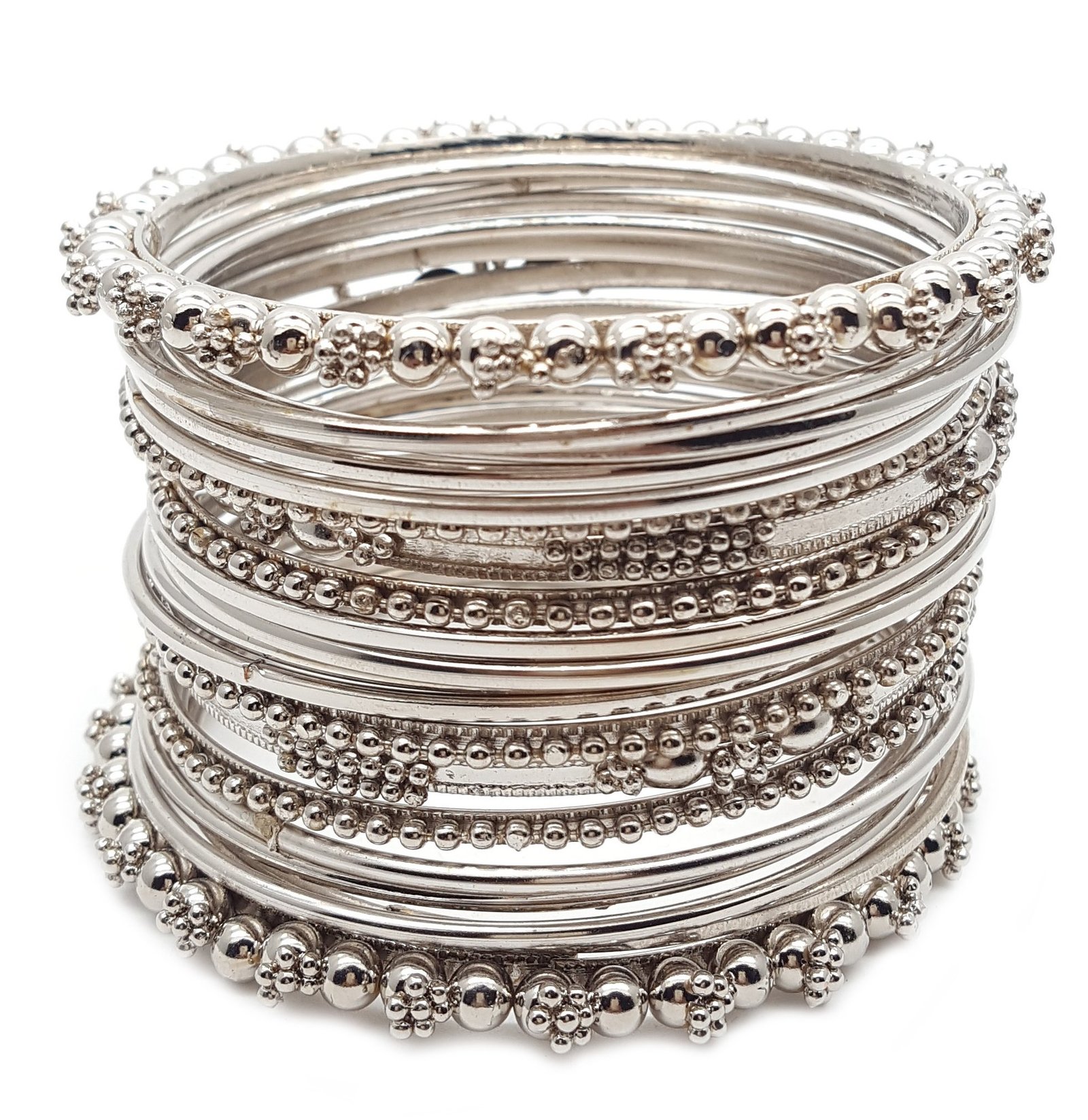 YouBella Antique Look Jewellery Silver Plated Traditional Bracelet Bangles for Women